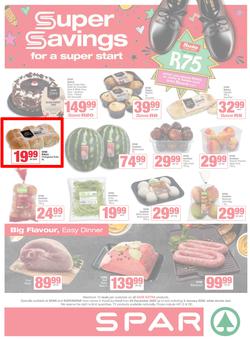 SPAR & SUPERSPAR KwaZulu-Natal Town : Super Savings (29 December 2025 - 04 January 2026), page 1