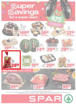 SPAR & SUPERSPAR KwaZulu-Natal Town : Super Savings (29 December 2025 - 04 January 2026), page 1