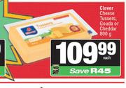 Clover Cheese Tussers, Gouda Or Cheddar-800g 