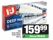 I&J Deep Water Hake Fillets-800g