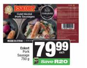 Eskort Pork Sausage-750g