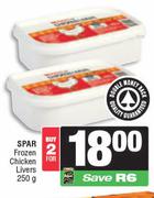 Spar Frozen Chicken Livers-For 2 x 250g