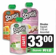 Rhodes Squish Assorted-For 3 x 110ml