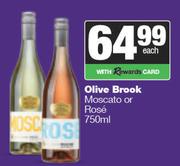 Olive Brook Moscato Or Rose-750ml Each