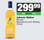 Johnnie Walker Blonde Blended Scotch Whisky-750ml