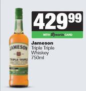 Jameson Triple Triple Whisky-750ml