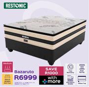 Restonic Bazaruto 152cm Queen Bed Set