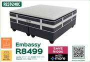 Restonic Embassy 183cm King Bed Set