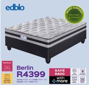 Edblo Berlin 137cm Double Bed Set
