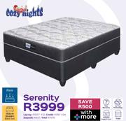 Cosy Nights Serenity 152cm Queen Bed Set