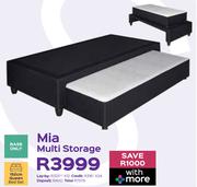 Mia Multi Storage 152cm Queen Bed Set