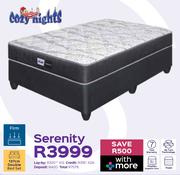 Cosy Nights Serenity 137cm Double Bed Set