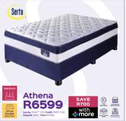 Serta Athena 137cm Double Bed Set