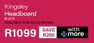 Kingsley Headboard (Black)