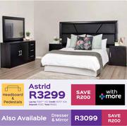 Astrid Headboard & Pedestals