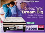 Restonic Bazaruto 152cm Queen Bed Set