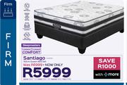 Sleepmasters Santiago 152cm Queen Bed Set