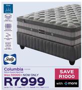 Sealy Columbia 152cm Queen Bed Set