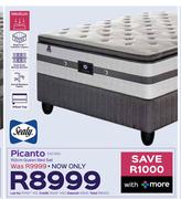 Sealy Picanto 152cm Queen Bed Set
