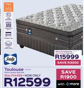 Sealy Toulouse 152cm Queen Bed Set