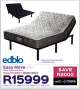 Edblo Easy Move 152cm Adjustable Base