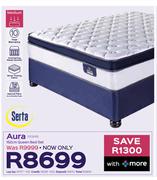 Serta Aura 152cm Queen Bed Set