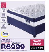 Serta Athena 152cm Queen Bed Set