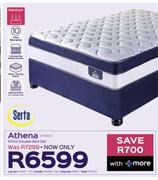 Serta Athena 137cm Double Bed Set