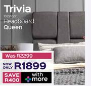 Trivia Headboard Queen