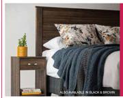 Senna 1 Drawer Pedestal Black & Brown