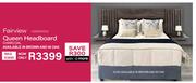 Fairview Queen Headbord Charcoal