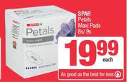 Spar Petals Maxi Pads-8s/9s Each