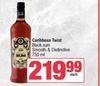 Caribbean Twist Black Rum Smooth & Distinctive-750ml Each