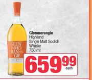 Glenmorangie Highland Single Malt Scotch Whisky-750ml Each