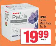 Spar Petals Maxi Pads-8s/9s Each