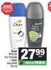 Dove Roll On For Female/Male Assorted-50ml
