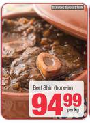 Beef Shin (Bone In)-Per Kg