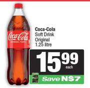 Coca-Cola Soft Drink Original-1.25Ltr Each