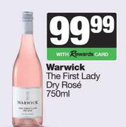  Warwick The First Lady Dry Rose-750ml