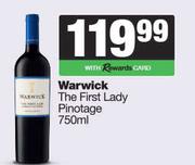Warwick The First Lady Pinotage-750ml