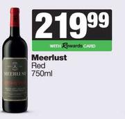   Meerlust Red-750ml