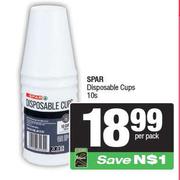 Spar Disposable Cups-10s Per Pack
