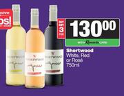 Shortwood White, Red Or Rose-For 3 x 750ml