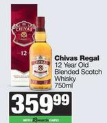 Chivas Regal 12 Year Old Blended Scotch Whisky-750ml