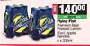 Flying Fish Premium Beer Pressed Lemon Handies-For 2 x 6 x 330ml