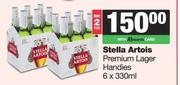 Stella Artois Premium Lager Handies-For 2 x 6 x 330ml