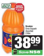 Brookes Oros Squash Assorted-2Ltr