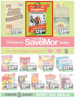 SPAR SaveMor Namibia : Choose To SaveMor Today (25 May - 07 June 2026), page 1