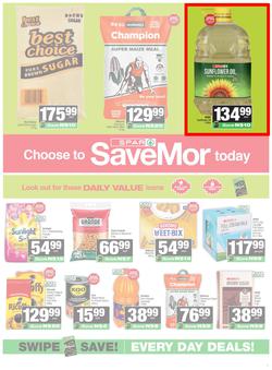 SPAR SaveMor Namibia : Choose To SaveMor Today (25 May - 07 June 2026), page 1