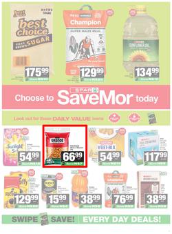 SPAR SaveMor Namibia : Choose To SaveMor Today (25 May - 07 June 2026), page 1